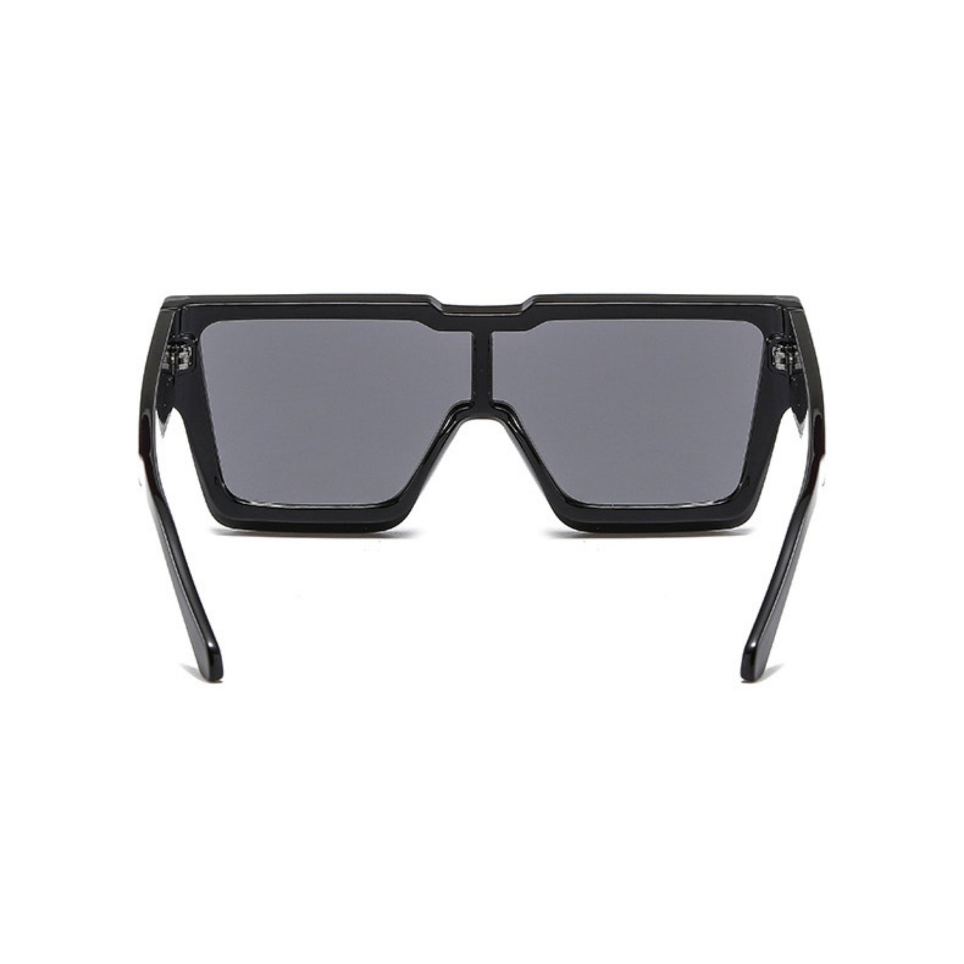 Γυαλιά ηλίου Toronto (Μάσκα) από την Exposure Sunglasses με προστασία UV400 με μαύρο σκελετό και μαύρο φακό.Πίσω όψη.