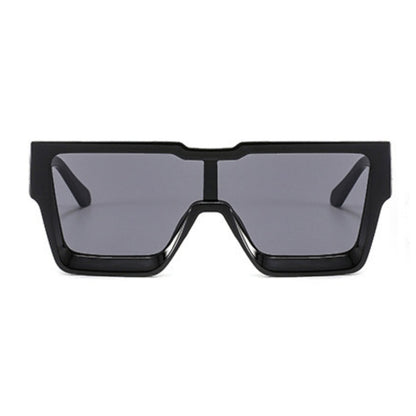Γυαλιά ηλίου Toronto (Μάσκα) από την Exposure Sunglasses με προστασία UV400 με μαύρο σκελετό και μαύρο φακό.
