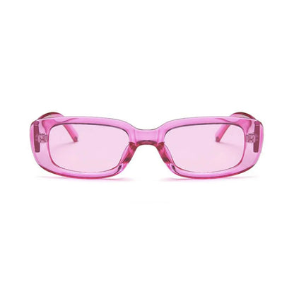 Οβάλ Γυαλιά ηλίου Kony της Exposure Sunglasses με προστασία UV400 σε ροζ χρώμα σκελετού και ροζ φακό.